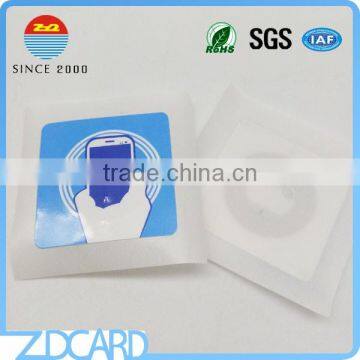 Paper Adhesive 13.56MHZ passive Phone nfc rfid tag