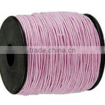 1mm round wax cotton cord