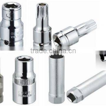 1/2" Spark Plug Socket in Different Size Satin Finish with Best Quality of CR-V