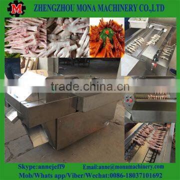 High Capacity 400-450kg/h Chicken Feet Processing Equipment,chicken Paw Cutting Machine,chicken Claw Cutting Machine