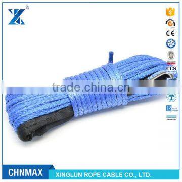 6MM X 12M UHMWPE Fiber Synthetic Winch rope with hook