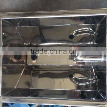 Stainless steel mini mixing square tank for cosmetics or chemical container