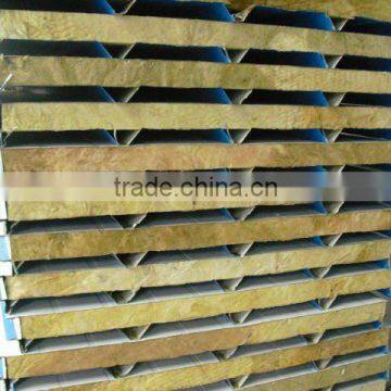 CE rock wool sandwich panel