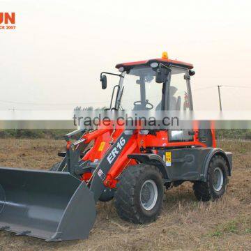 Qingdao Everun ER16 Moving Type Small Front End Loader With Electric Joystick/ Luxury Cabin photo-4