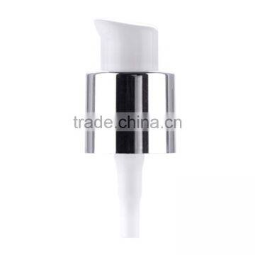 Good Quality Cream Pump With Silver Aluminum Collar photo-2
