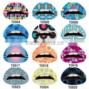 safe sticker for lip