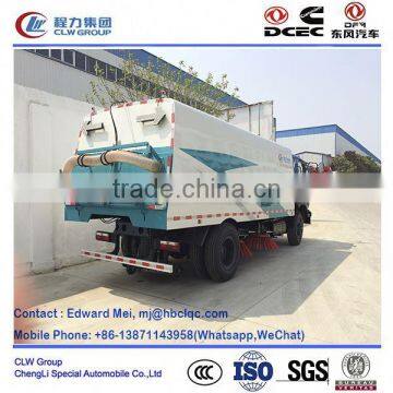 Dongfeng 4*2 4*4 Type 190hp 10 Ton Broom Sweepers Truck photo-3