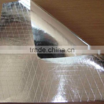 Double Sided Aluminum Foil Fiber Scrim Kraft Vapor Barrier And Radiant Barrier Foil