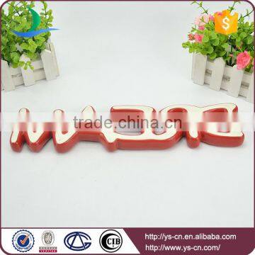 "DREAM" Shape Ceramic Letter Sign Board for Decoration photo-5