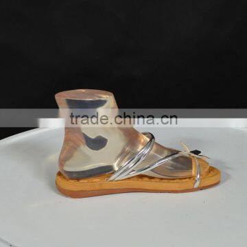 High quality flip-flops display transparents mannequin foot