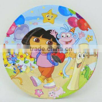 Doral and Friends kids party plates