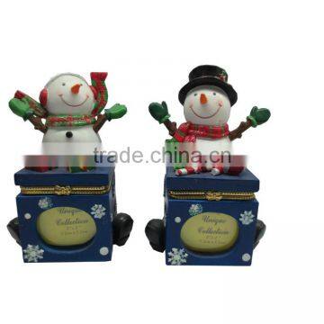 2014 New Handmade Resin Christmas Snowmen for Sale