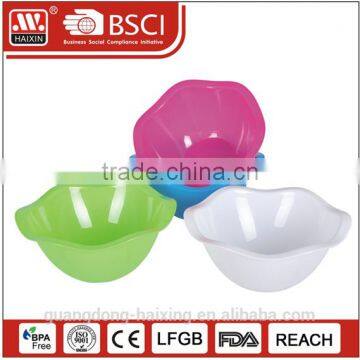 round plastic salad bowl 1.3L 3L 5L
