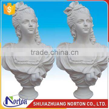 Handcrafted marble lady bust statue used for collection NTMS-B002LI