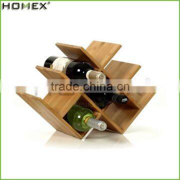 Bamboo Stand Wholesale Wine Rack Parts /Display Wine Rack /Homex_Factory