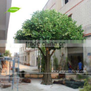 Artificial Banyan Tree 13ft Evergreen Indoor Artificial Ornamental Plants for Hotel Restaurant Garden Decoration photo-3
