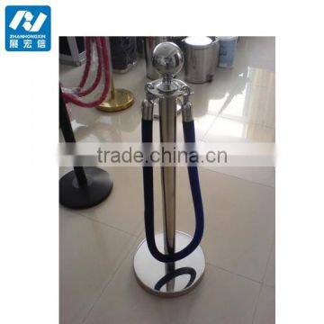 Blue Velvet Rope Barrier for Stanchion Posts