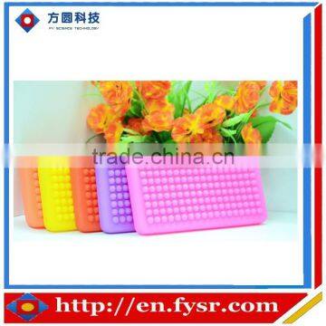 silicone cosmetic bag fashion zipper silicone cosmetic bag