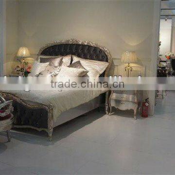Elegant design luxury hotel bedroom set,bed&sidetable, can be customized-BG90435 MOQ:1 SET