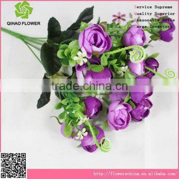 Autumnal Artificial Camellia Bud Flower Decorative Landscaping Flower Bouquet photo-3
