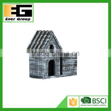 Gray Square Wooden Design Garden Flower Pot photo-2