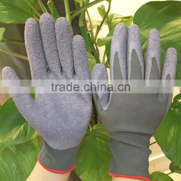 NMSAFETY Men picking pear use 13g purple latex colorful garden gloves