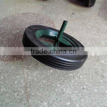 Solid Wheel 14x4 Solid Rubber Wheel 14*4/4.80 photo-6