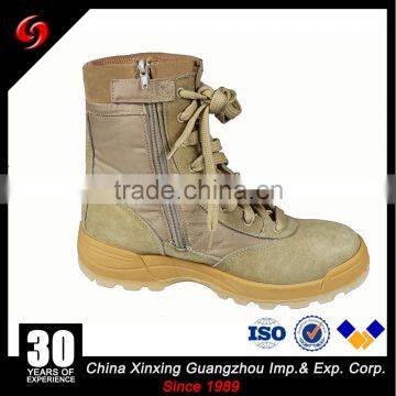 Military Khaki Delta Tactical Combat boots/Desert boots with Zipper