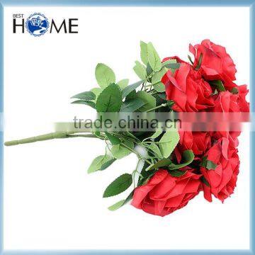 Garden decorations 2016 colors artificial sillk rose flower for wedding decoration rose flowers artificial