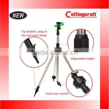 Telescopic Tripod Impulse Sprinkler Base Pulsating Watering Lawn Yard Garden New photo-5