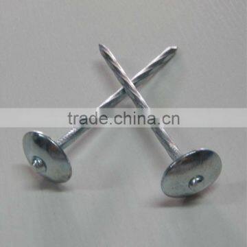 Galvanized twisted shank roofing nails