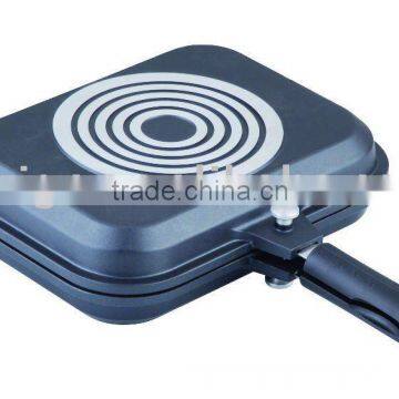 Die-casting Aluminum Non-Stick Double Fry Pan