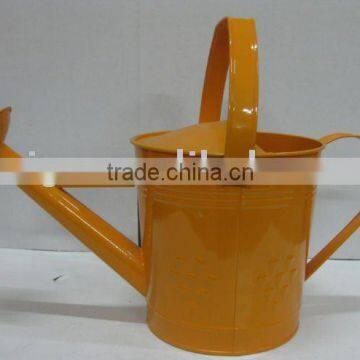 metal round watering can