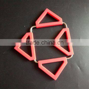 Quality Warranty Non-slip Silicone Adjustable Size Pot Holder Kitchen Trivet Mat CK-045