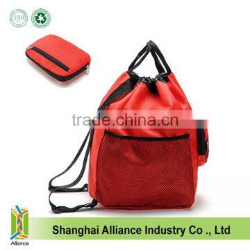 PAYPAL Custom Printing Promotion Waterproof Nylon Drawstring Bag White