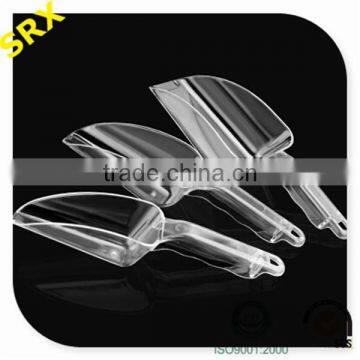 High quality disposable party food scoops for sale, Clear plastic food scoops manufacturer