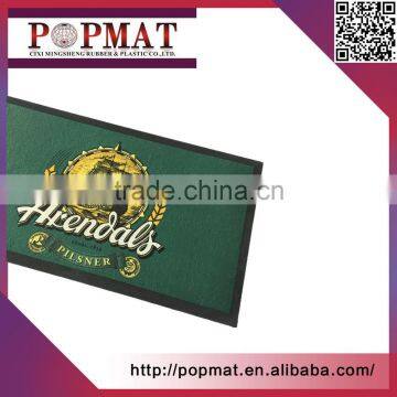 Logo Printed Non Woven Fabric Rubber Beer Runner Bar Mat photo-3