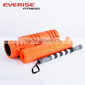 3 in 1 High Density EVA Foam Roller With Core and Massage Stick photo-2