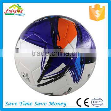 PVC Leather Material official standard pu glue laminated soccer ball with customize logo