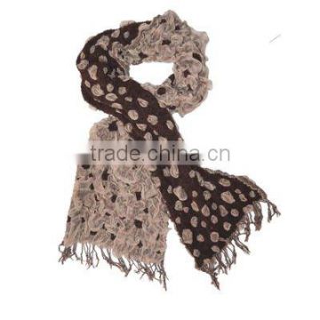 2014 fashionable ladies fancy yarns scarf