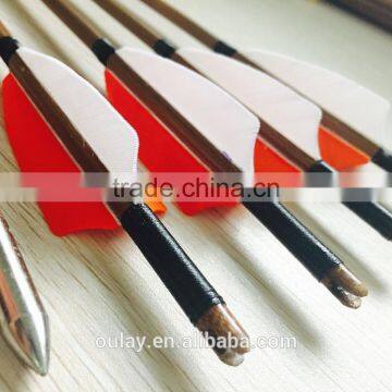 Hand-spined Self-nock Tonkin Bamboo Shafts Nailed With Bullet Tips For Archery Tournament photo-6