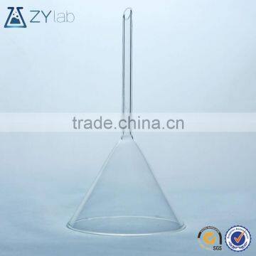 glass funnel standard 40mm 50mm 60mm 75mm 90mm borosilicate glass laboratory glassware