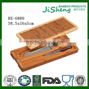 Hot Sales 38.5*16*5CM Wooden Bamboo Knife holder Box