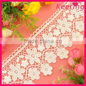 high quality embroidery lace trimming wedding invitations WLC136