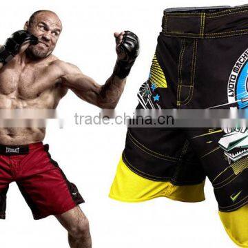 Dery high quality blank mma shorts wholesale made In China 2015