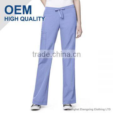 ZX OEM ODM Scrubs Wholesalemedical Scrubs ChinaScrub Pant With Back Patch Pocket OEM Made in China photo-4