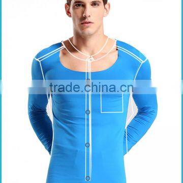 Invisible O Neck Seamless Winter Polypropylene Young Men Baselayer Underwear