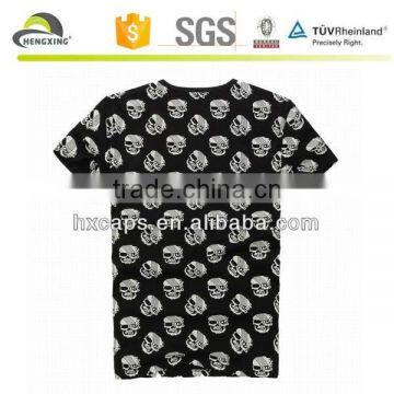 New Pattern Skull All Over Sublimation Printing T-shirt Factory photo-2