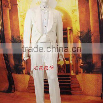 white tuxedo wedding suit