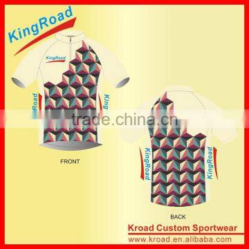 High quality 100%polyester coolmax mesh used cycling jersey